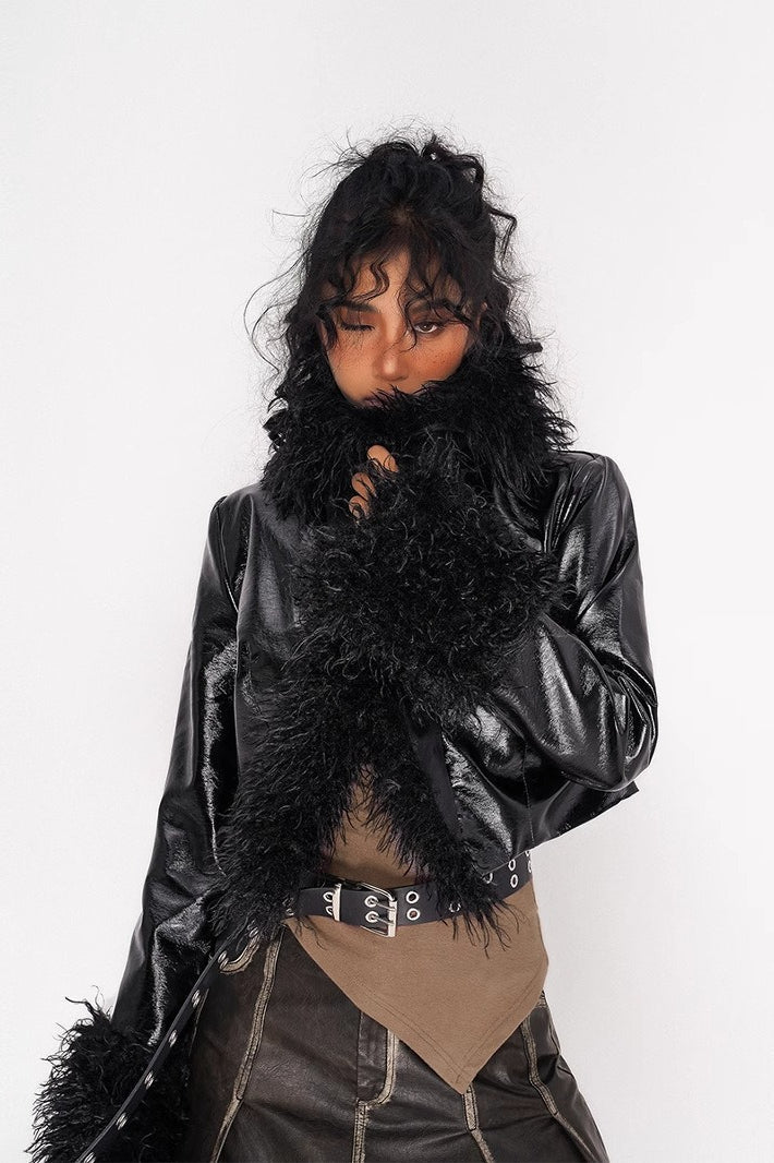 Drune | Stil Glänzende Jacke Mantel