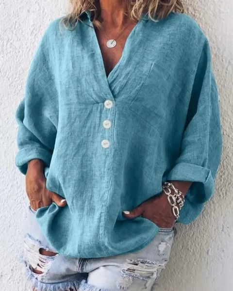 Drune | Sommerbluse Aus Leinen