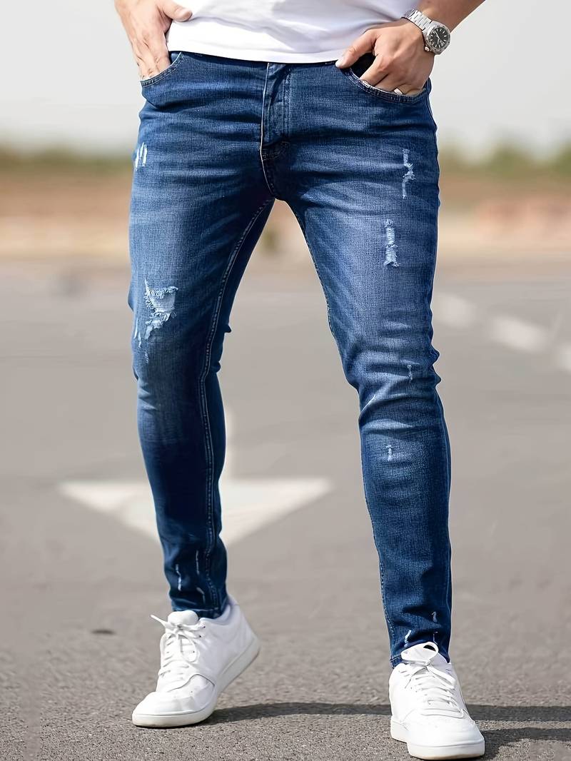 Drune | zerrissene jeans für männer