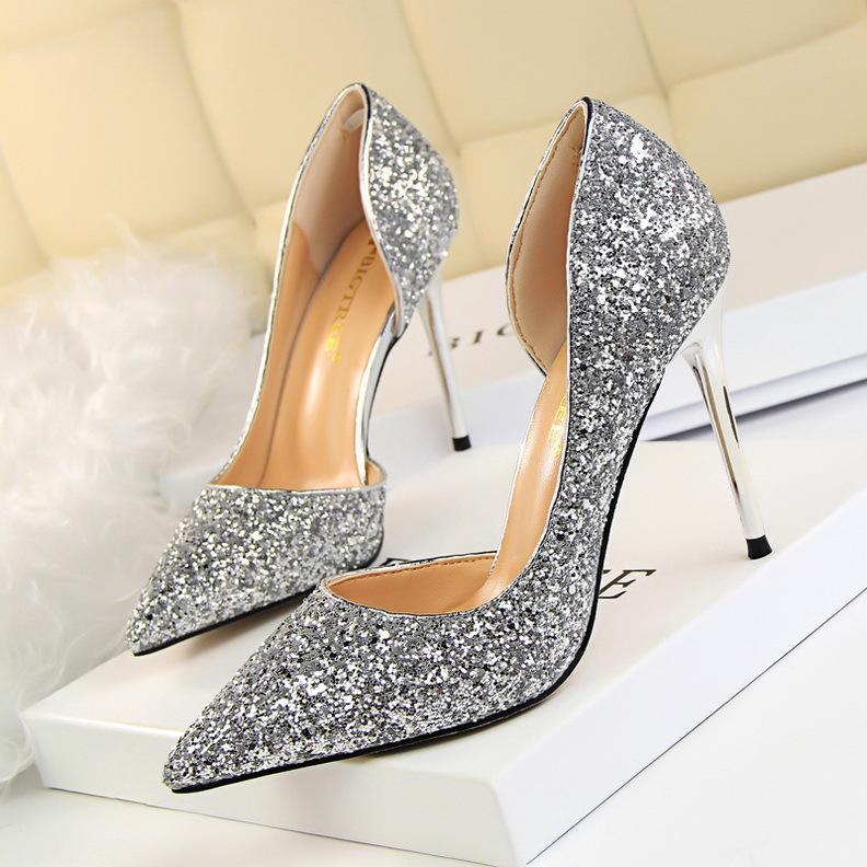 Drune | Elegante Glitzernde Nadelabsätze