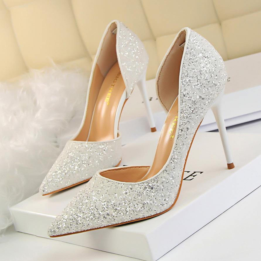 Drune | Elegante Glitzernde Nadelabsätze