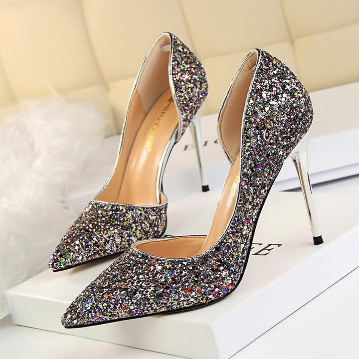 Drune | Elegante Glitzernde Nadelabsätze