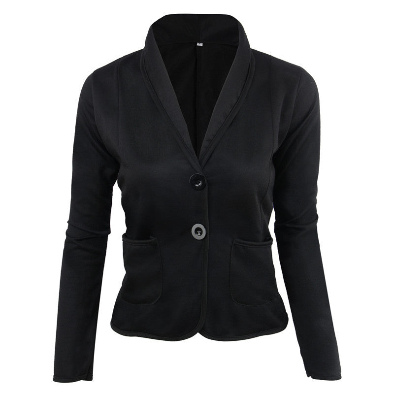 Damen Taillierter Jersey-Blazer mit Schalkragen & Kontrastpaspel Drune