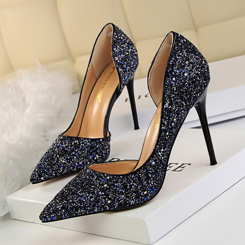 Drune | Elegante Glitzernde Nadelabsätze