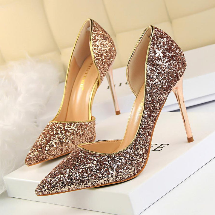 Drune | Elegante Glitzernde Nadelabsätze