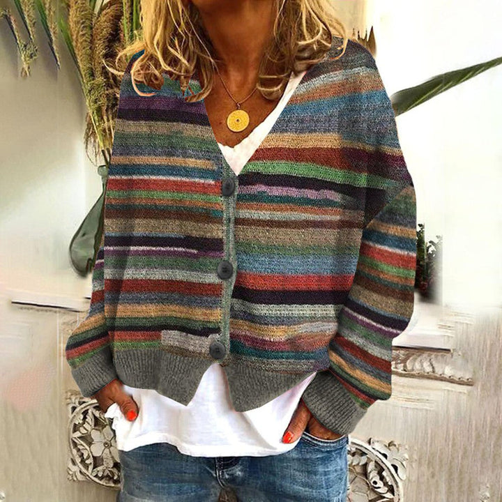 Drune | Eleganter Pullover mit Langen Ärmeln und Aufdruck