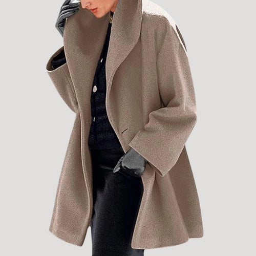 Drune | Damen Oversized Wollmantel Winterstil