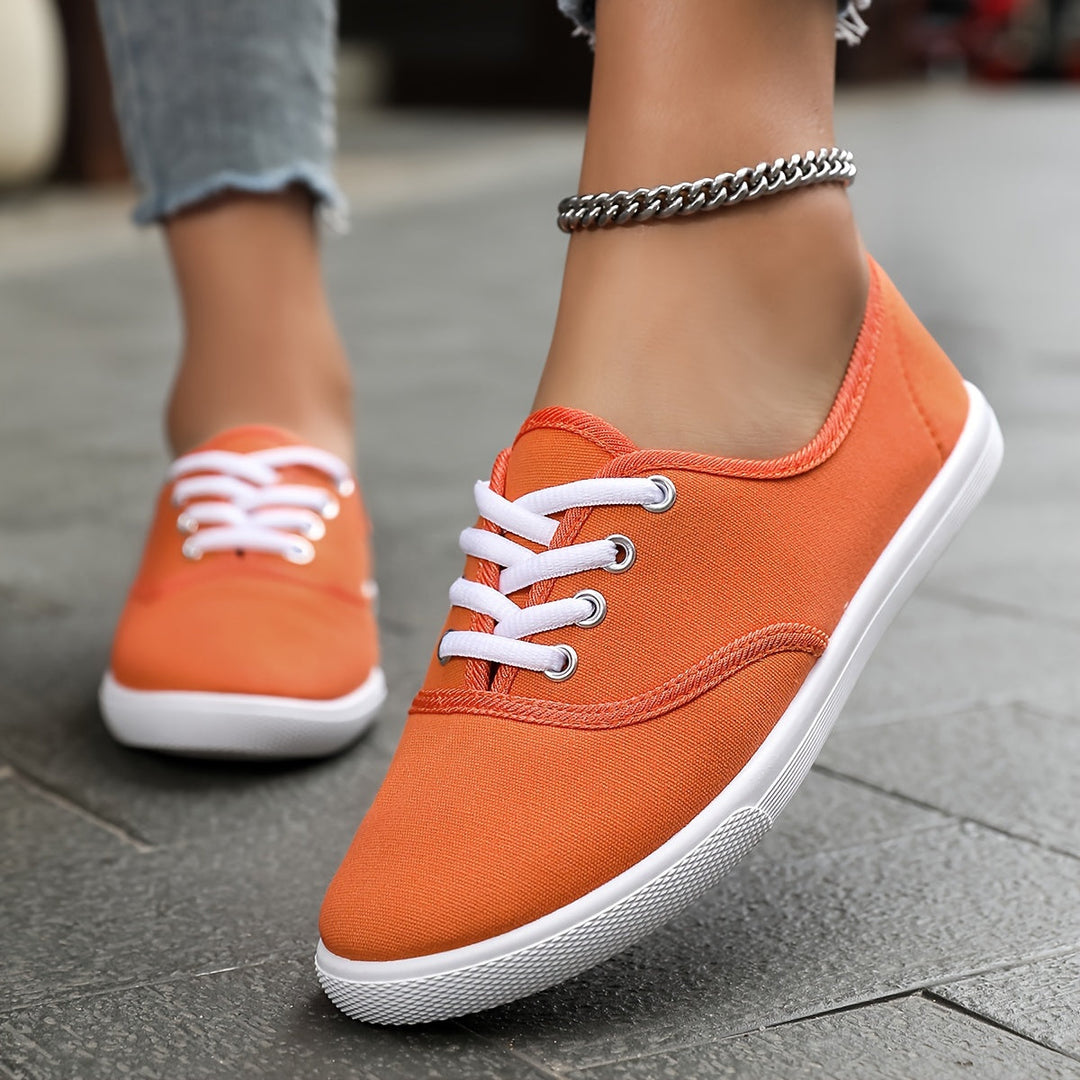 Drune | Bequeme Niedrige Canvas Schnürschuhe