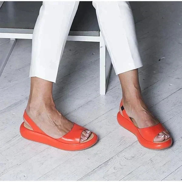 Drune | Damen Bequeme Schlichte Sandalen Freizeit
