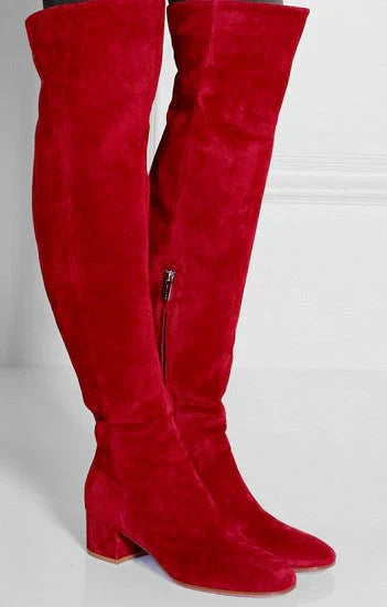 Drune | Stiefel Für Damen - Quadratischer Absatz