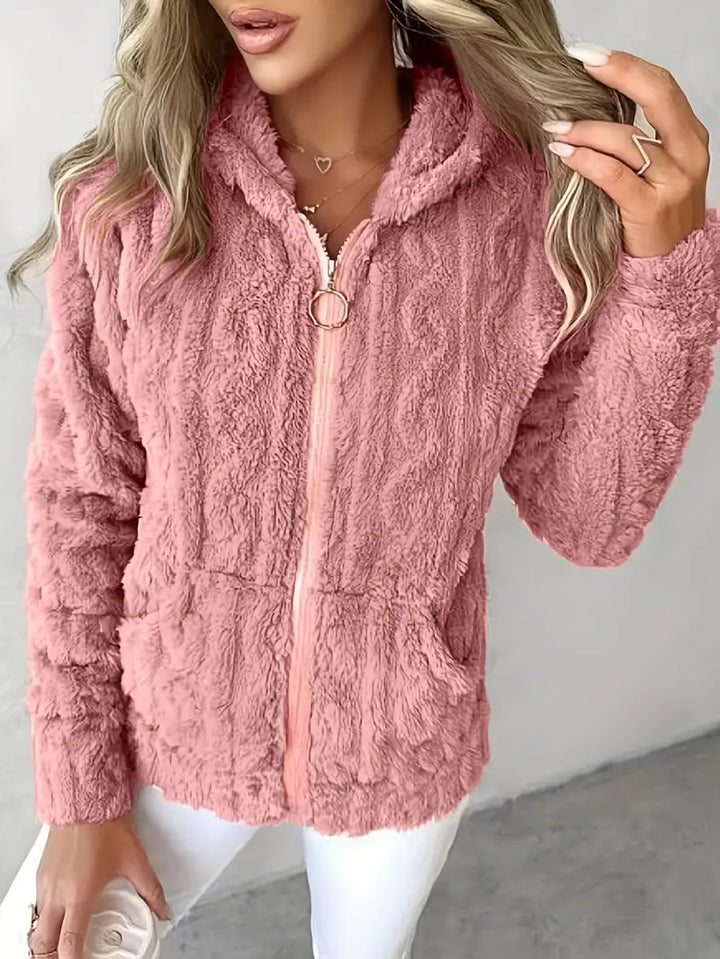 Drune | Weiches Kapuzen Sweatshirt mit Reißverschluss