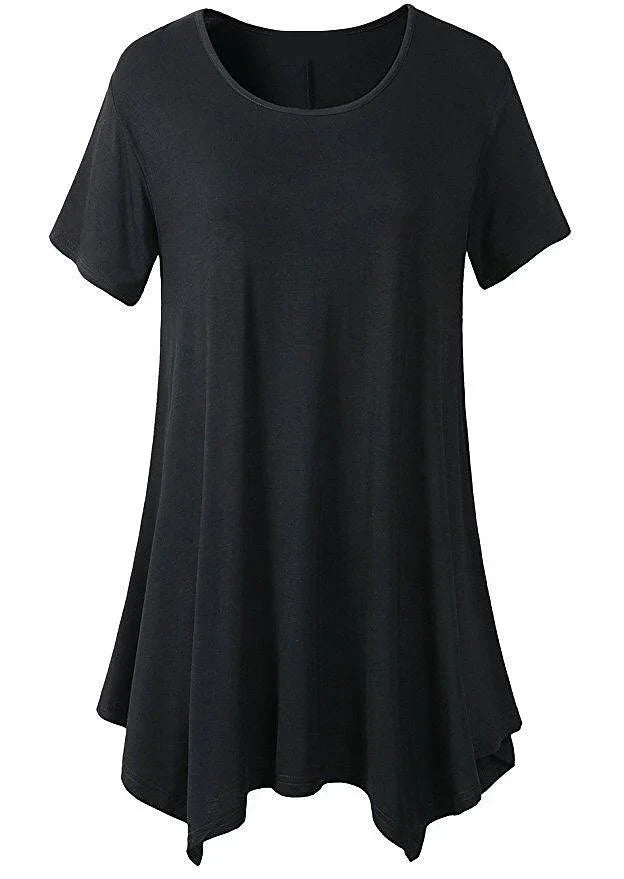 Drune | Sommerliches Loose Fit T-shirt Mit Kurzen Ärmeln