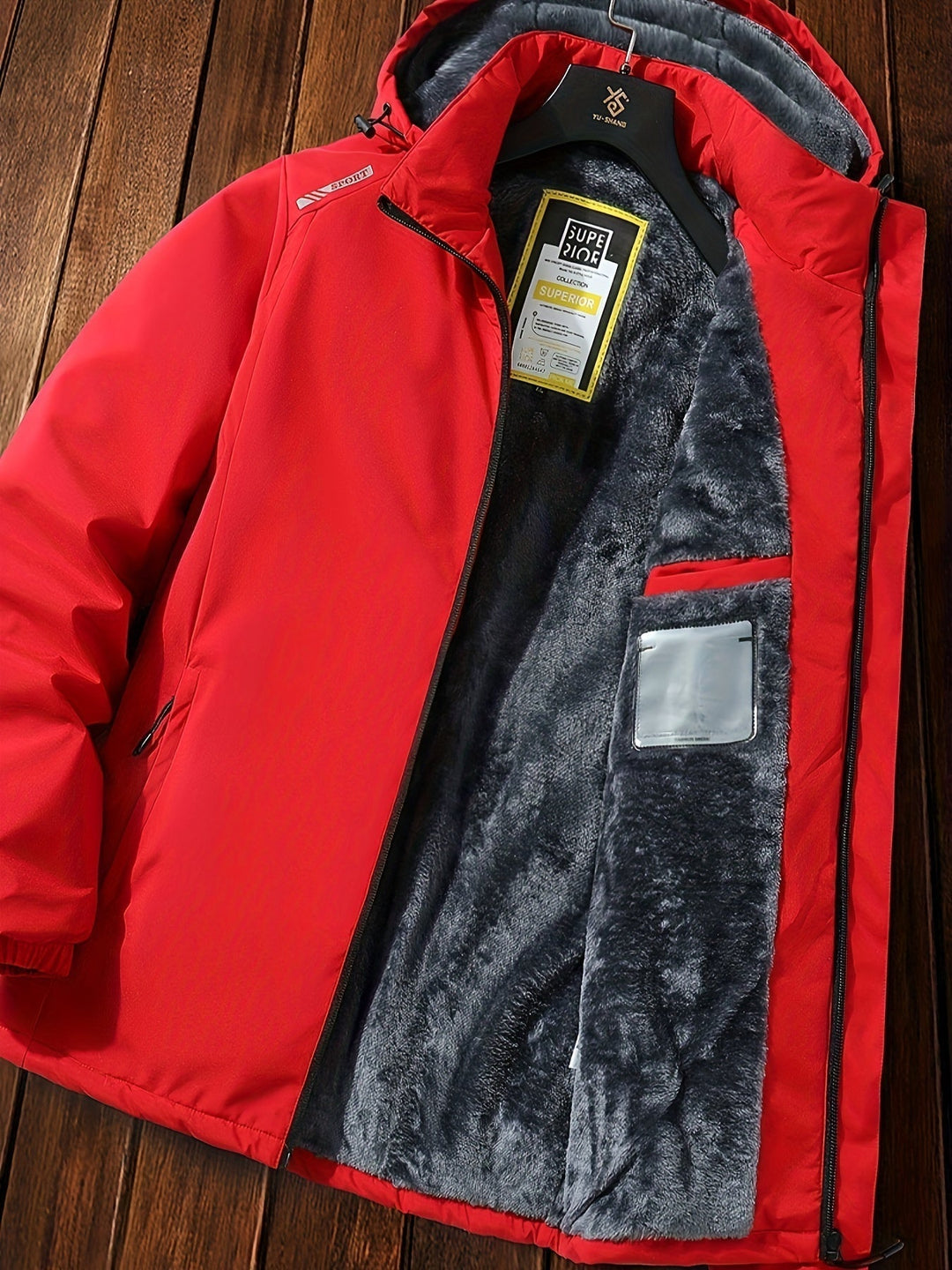 Drune | Winterjacke mit Kapuze für Herren - Ideal für den Winter