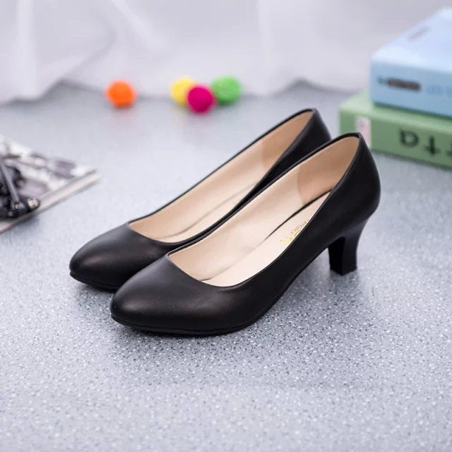 Damen elegante Pumps mit komfortablem Blockabsatz und stilvollem Design Drune