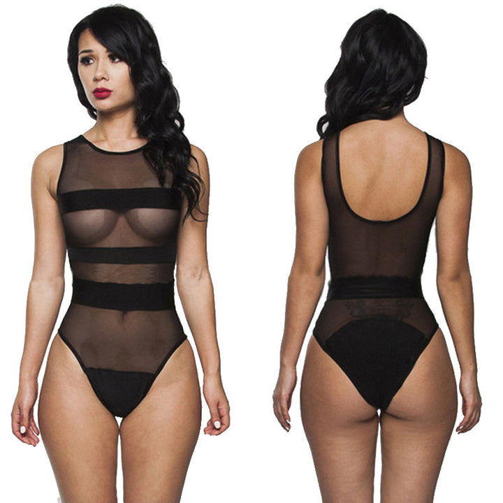 Damen Transparente Bodysuit Drune