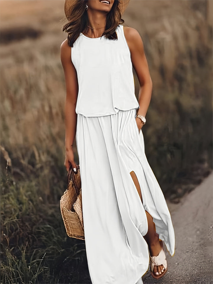 Drune | Schlichtes Boho Maxikleid Aus Modal In Verschiedenen Farben