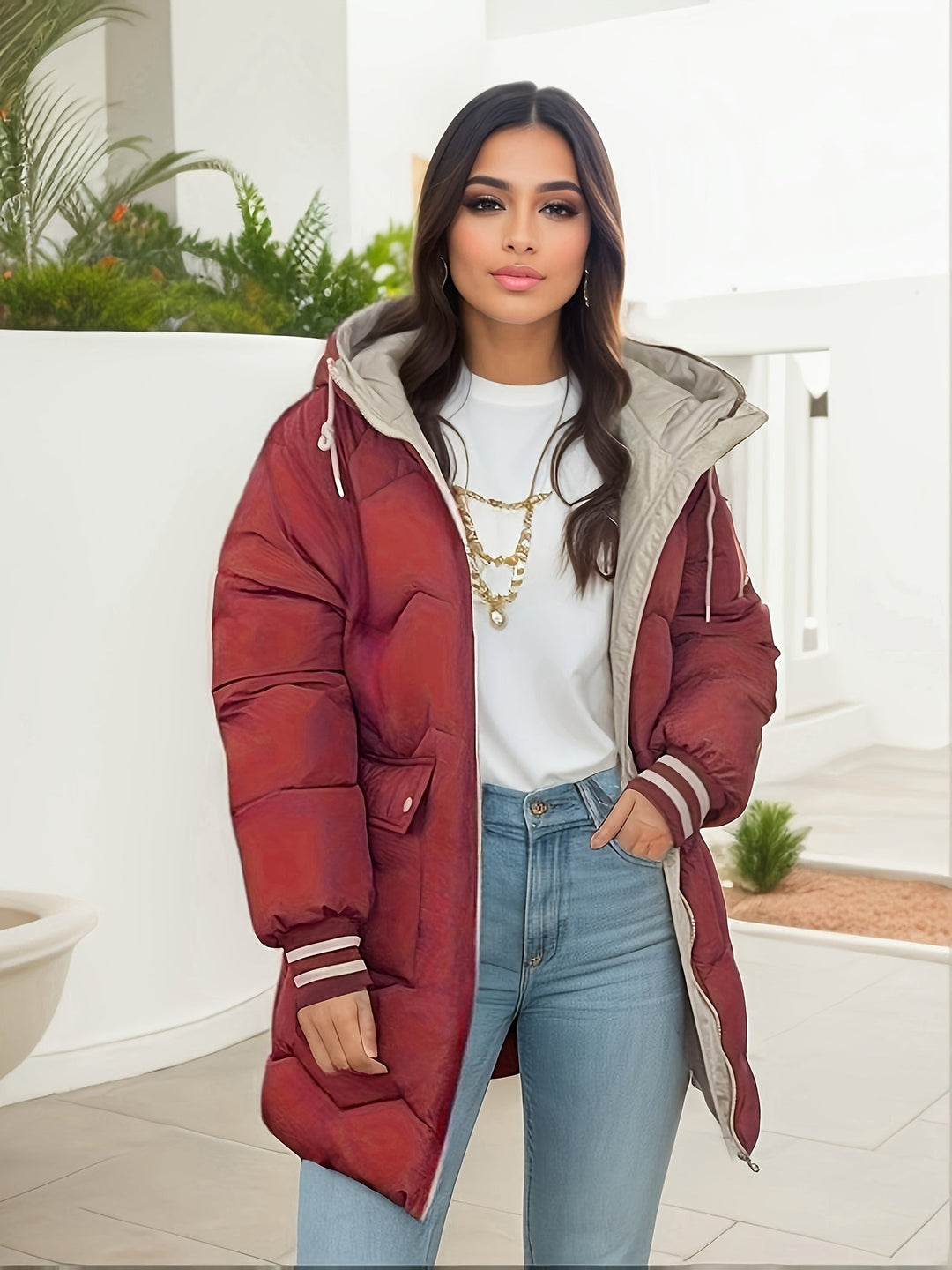 Drune | Warme Winterjacke für Damen