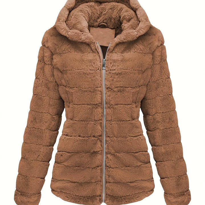 Drune | Eleganter Teddy-Mantel In Einfarbig