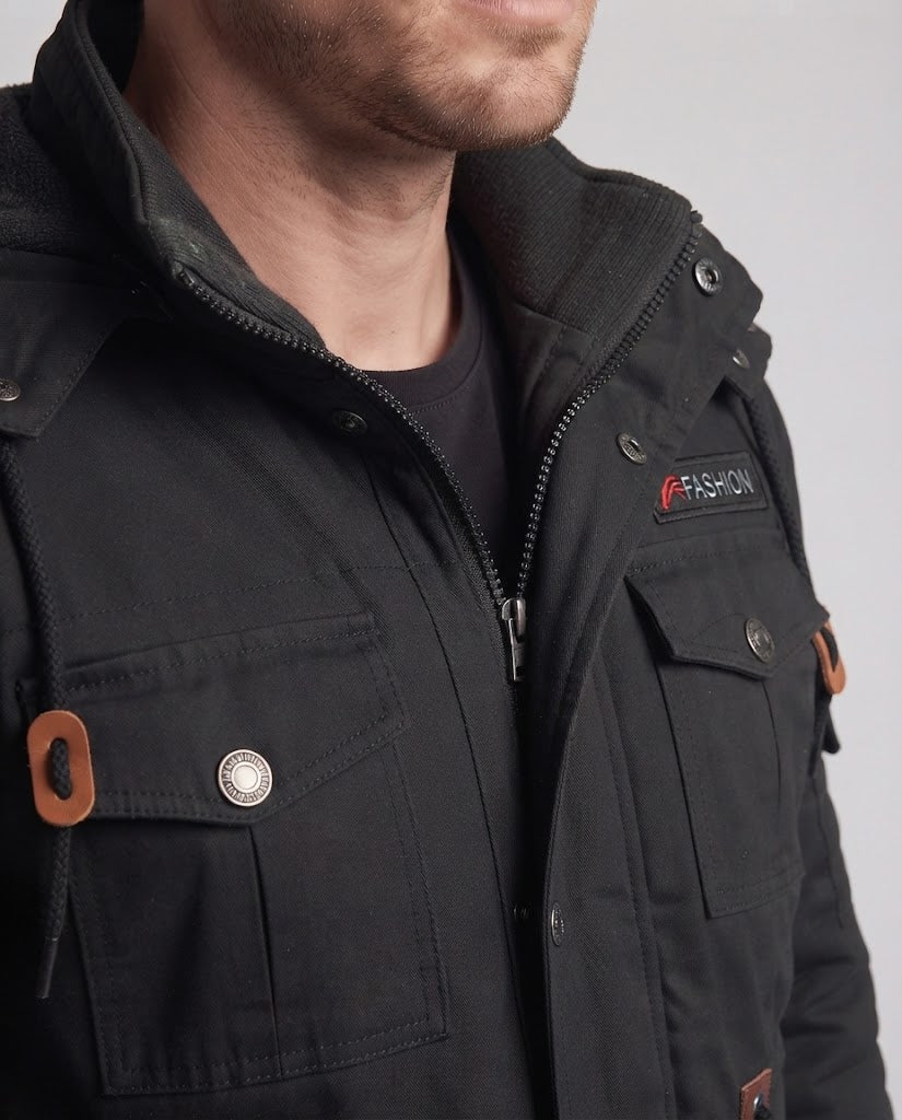 Herren robuste und stylische Feldjacke Drune