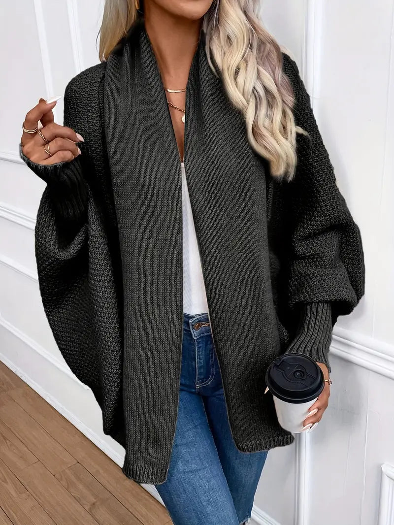 Drune | Lässige Oversized Gestrickte Weste Für Damen