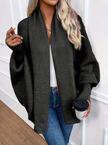 Drune | Lässige Oversized Gestrickte Weste Für Damen