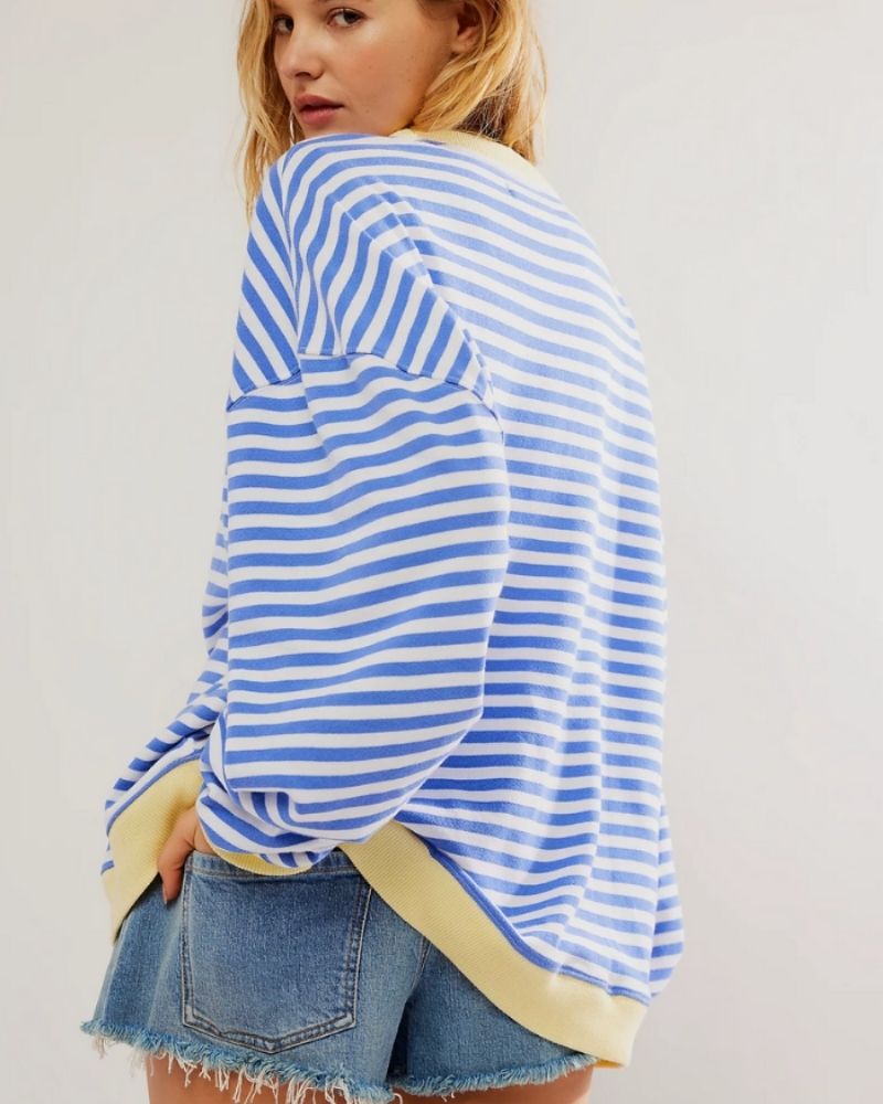 Drune | Übergroßer Gestreifter Pullover