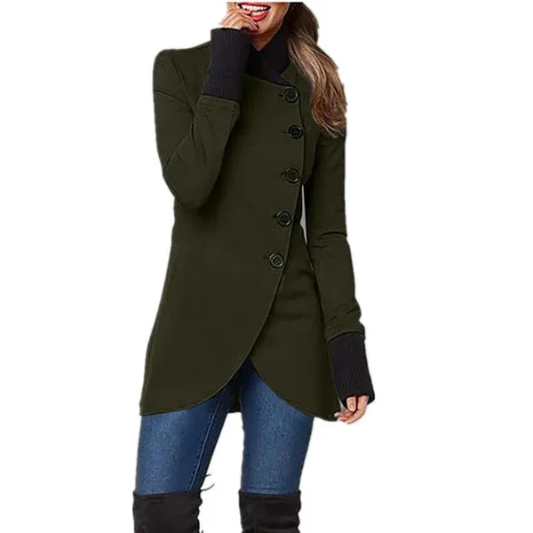 Drune | Jacke mit Eckigem Knopfverschluss