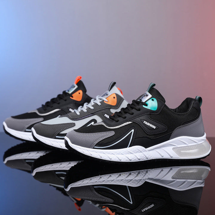 Drune | Atmungsaktive Herren Sneaker Mit Farbakzent