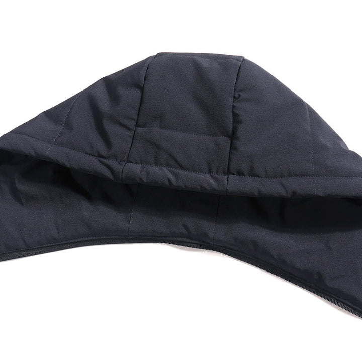 Herren Wattierter Winterparka mit Kapuze, winddichte und isolierende Thermojacke Drune