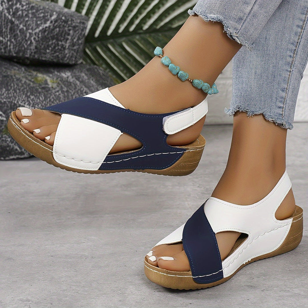 Drune | Moderne Farbblock Sandalen