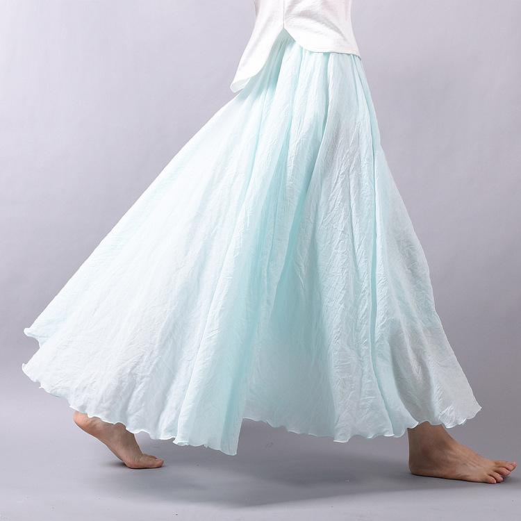 Drune | Lässig fallender Boho Maxi Rock für Damen