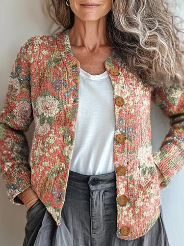 Drune | Vintage Blumenjacke