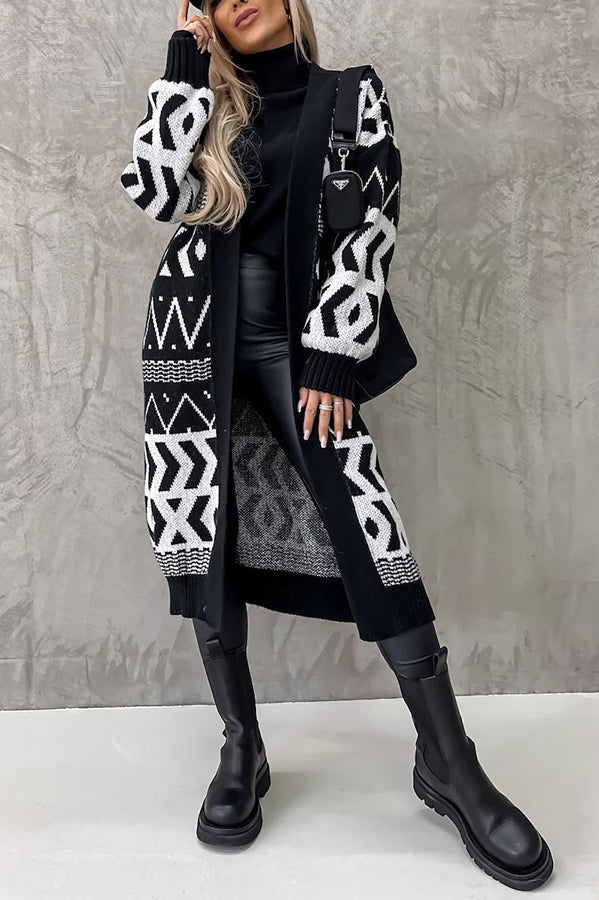 Drune | True Warmth Midi Strick Strickpullover