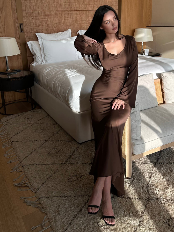 Drune | Leichte Maxikleid mit Romantischem Schnitt