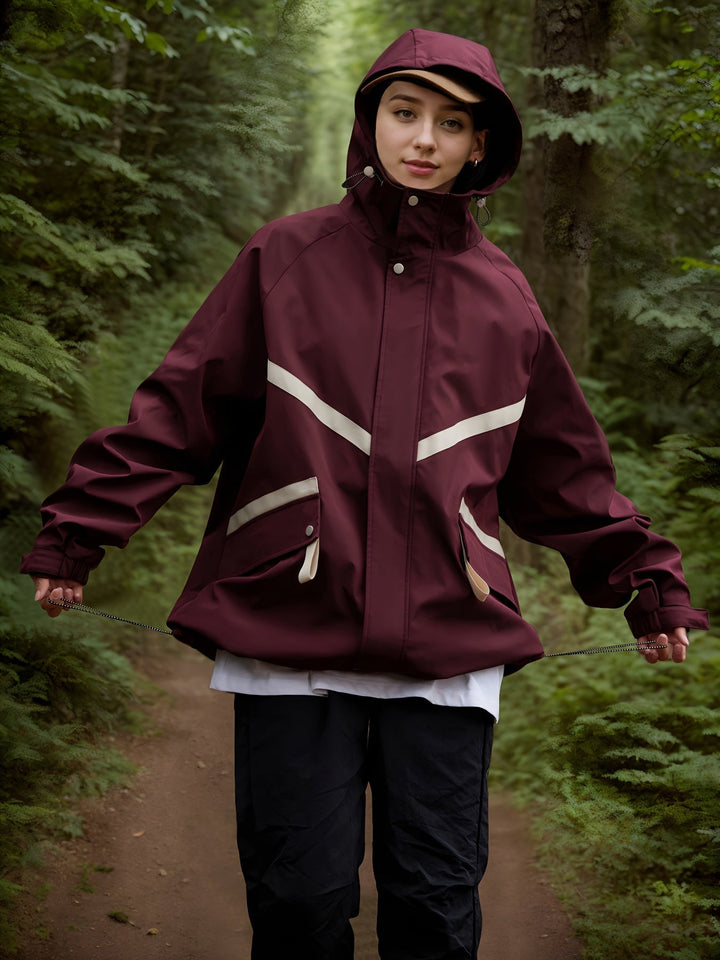 Drune | Leichte Wasserdichte Jacke mit Kapuze
