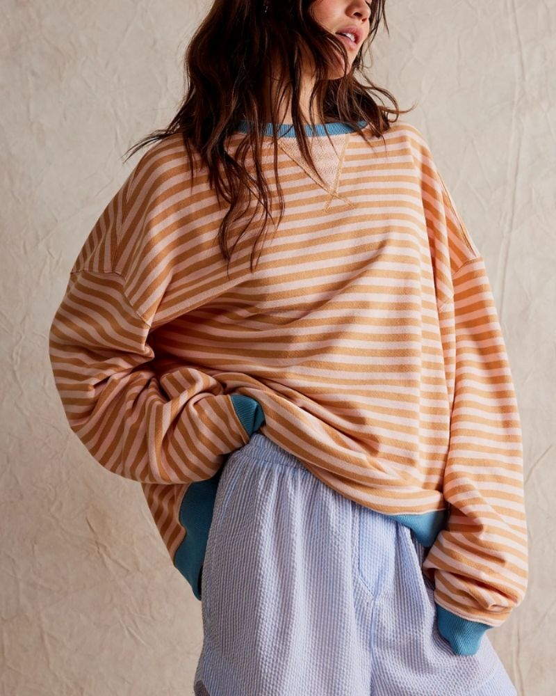 Drune | Übergroßer Gestreifter Pullover