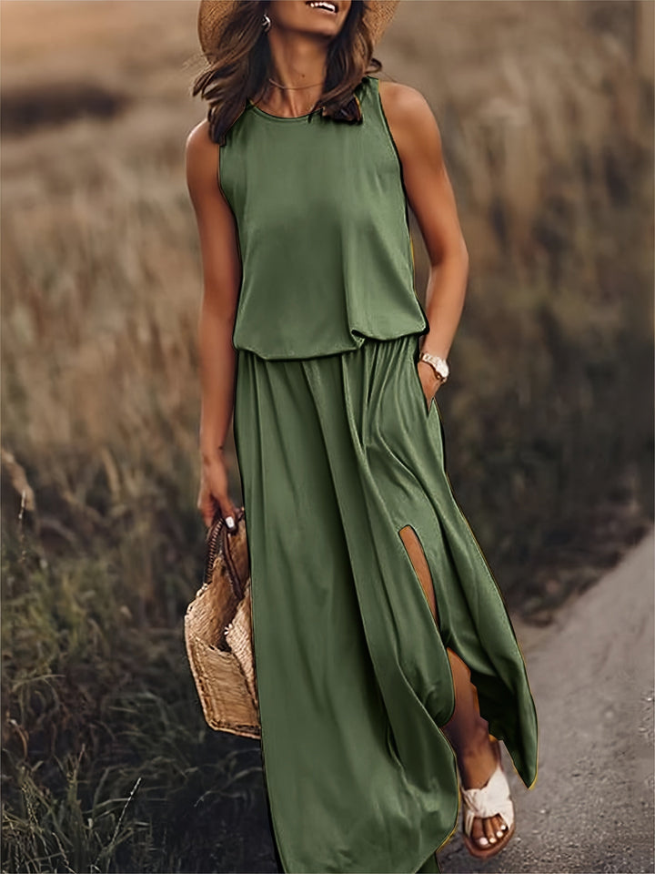 Drune | Schlichtes Boho Maxikleid Aus Modal In Verschiedenen Farben