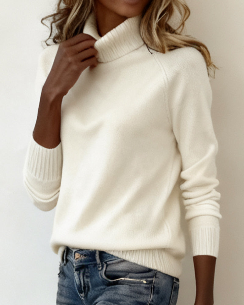 Drune | Pullover mit Stehkragen und Raglanärmeln