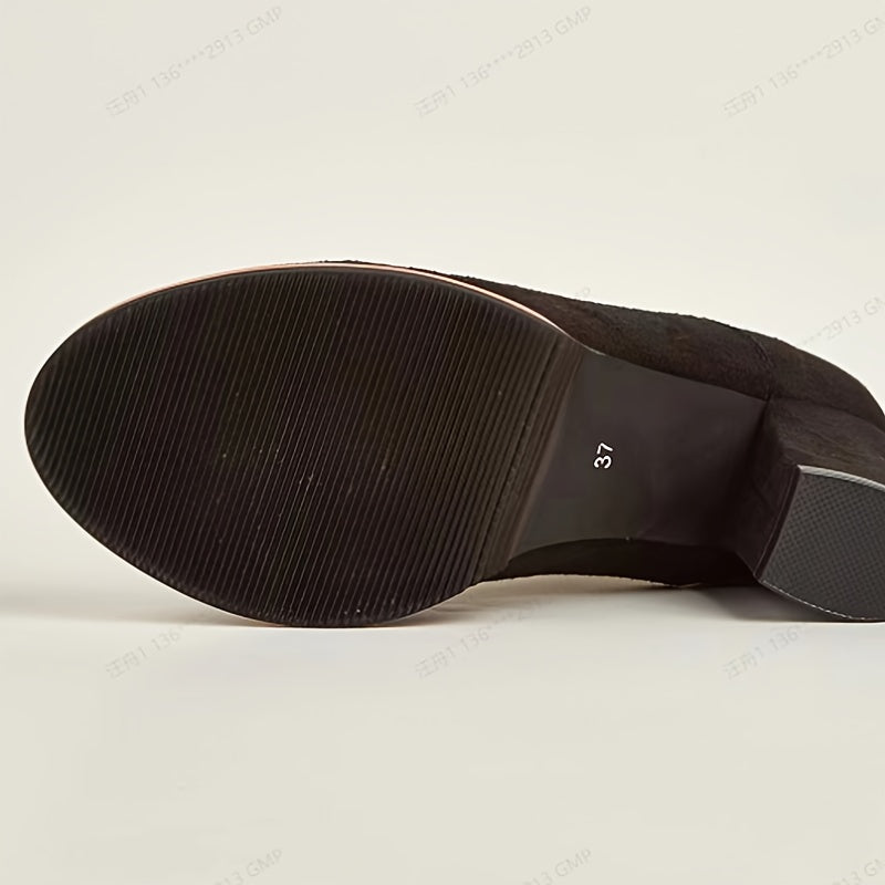 Drune | Elegante Damen Pumps Mit Chunky Absatz