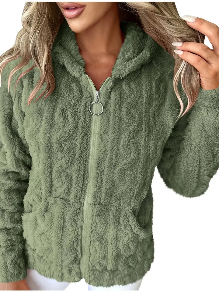 Drune | Weiches Kapuzen Sweatshirt mit Reißverschluss