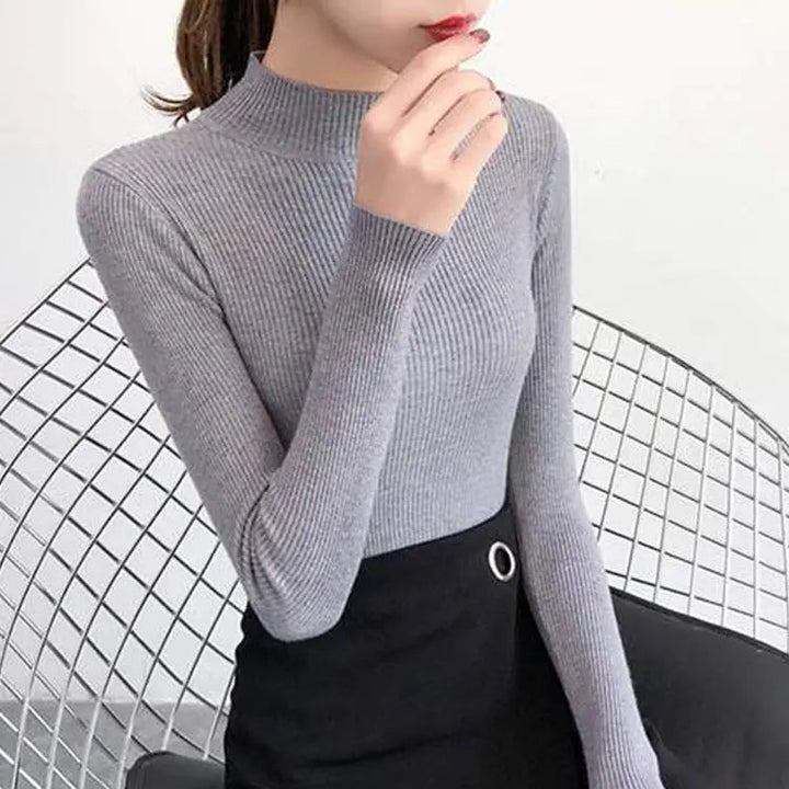 Drune | gerippter Wollpullover für Damen
