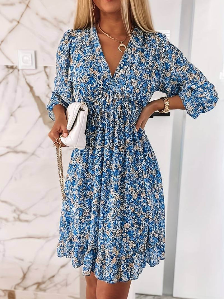 Drune | Boho Puff Ärmel Kleid