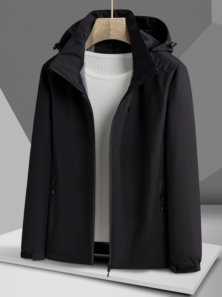 Drune |  wasserdichte Fleece-Winterjacke mit Kapuze für Damen - Perfekt für Outdoor-Aktivitäten