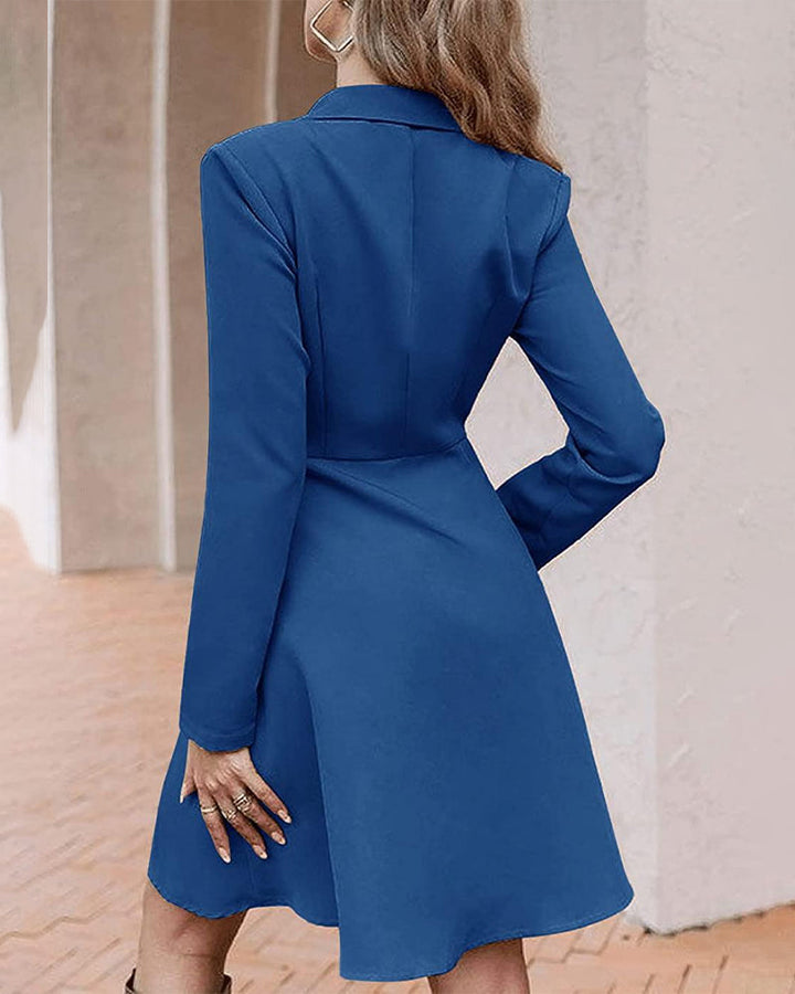 Drune | Kleid mit Knopfrevers