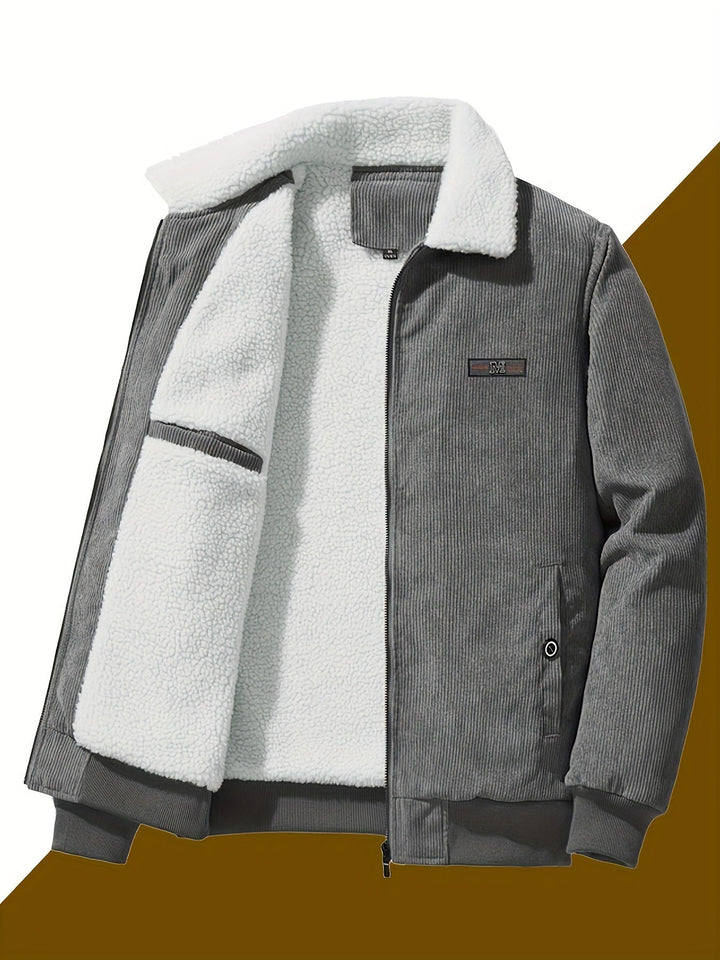 Drune | Retro-stil lässige Herren-Winterjacke aus atmungsaktiver Baumwolle - Perfekt für den täglichen Gebrauch