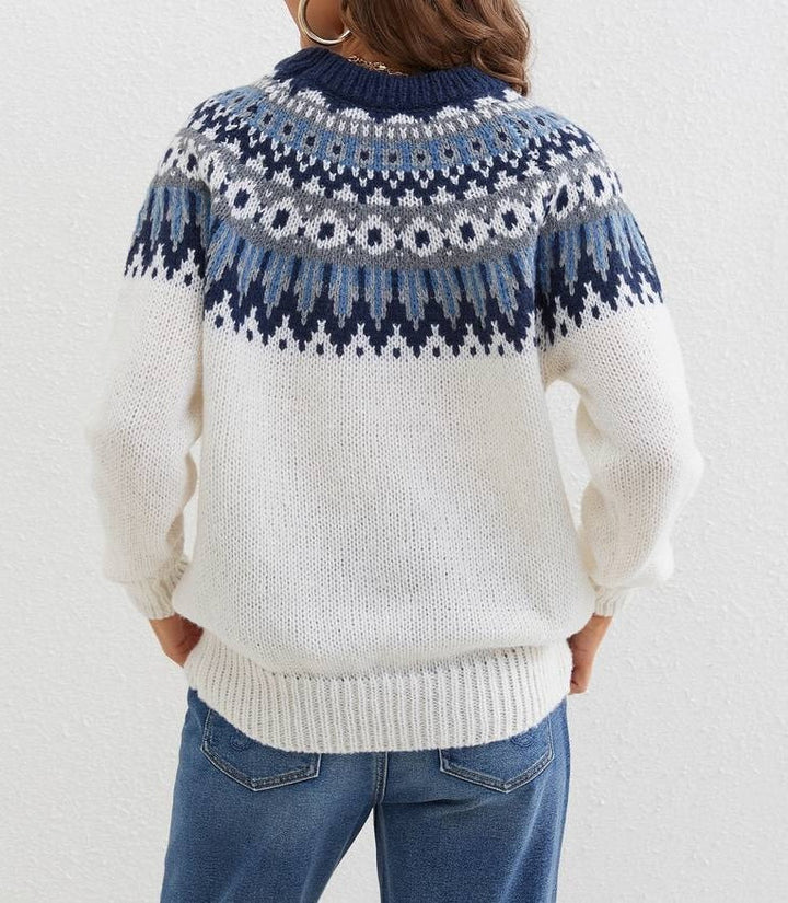 Drune | Stylischer ethnischer gemusterter Pullover