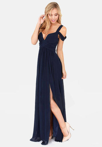 Drune | Langes Elegantes Griechisches Faltenkleid