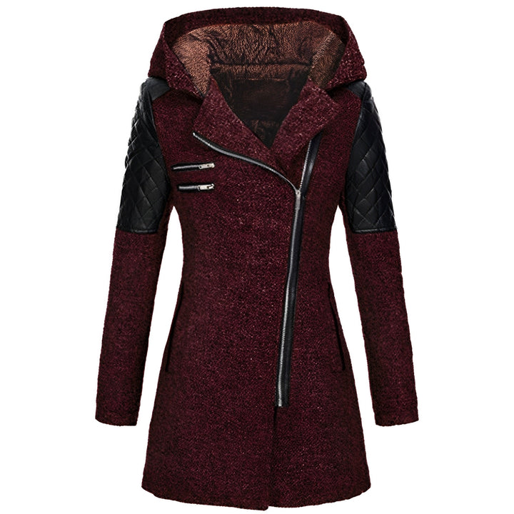 Drune | Winterlicher Woll|Trenchcoat Mit Kapuze