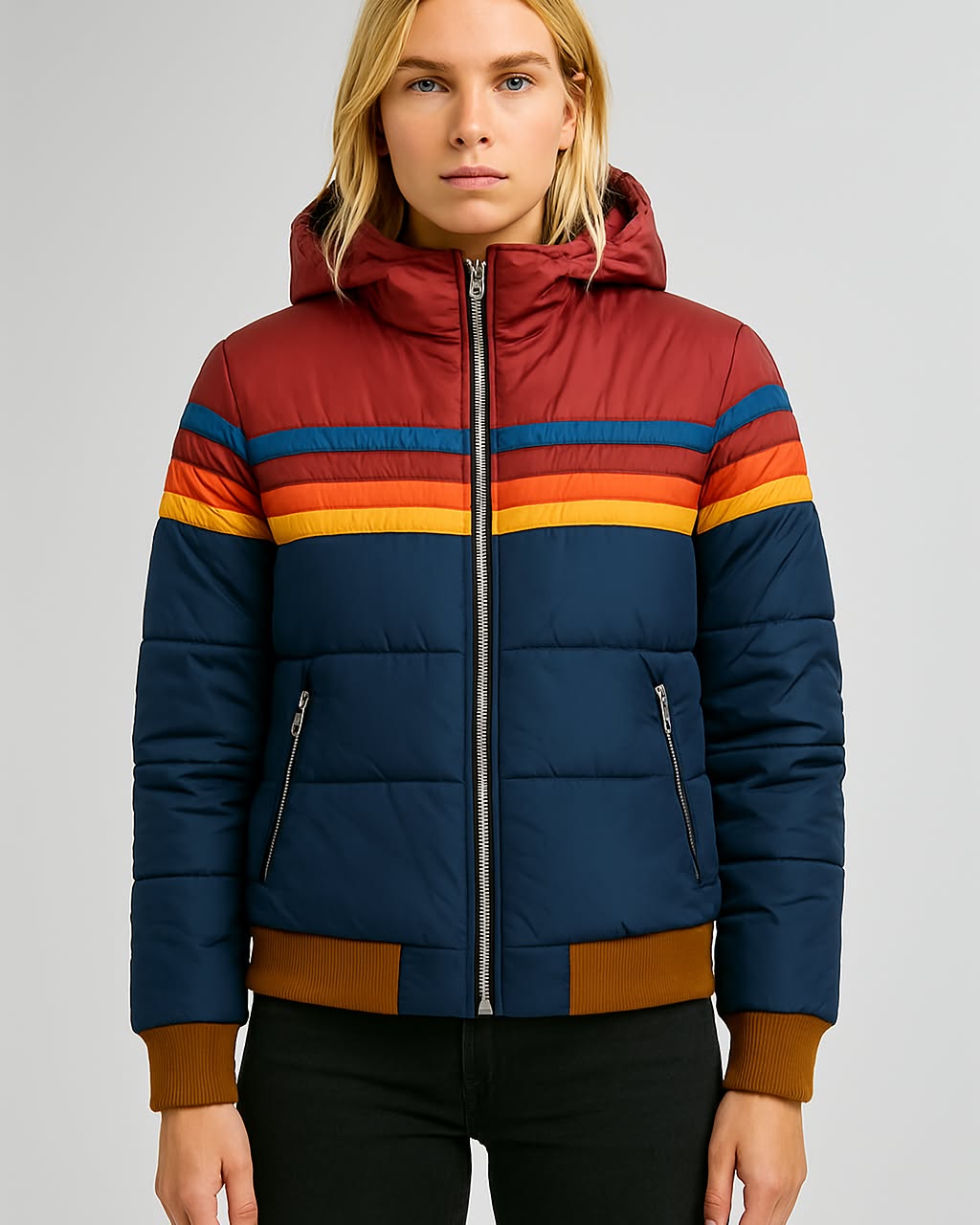 Drune | Gepolsterte Kapuzenjacke