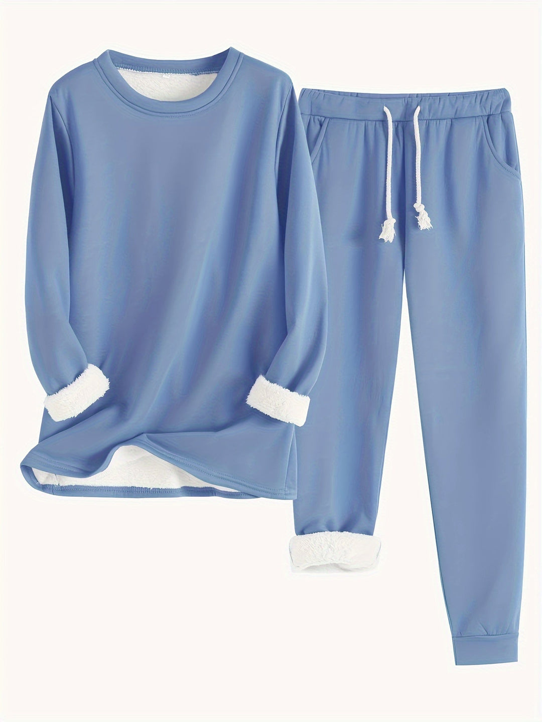 Drune | Stilvolle Winter Casual Thermische Sweatshirt- und Jogginghose-Set für Frauen